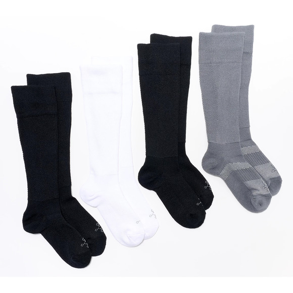 4 Pack Tommie Copper Basic 4 Pack UltraTemp & UltraGuard WOTC Socks - Medium